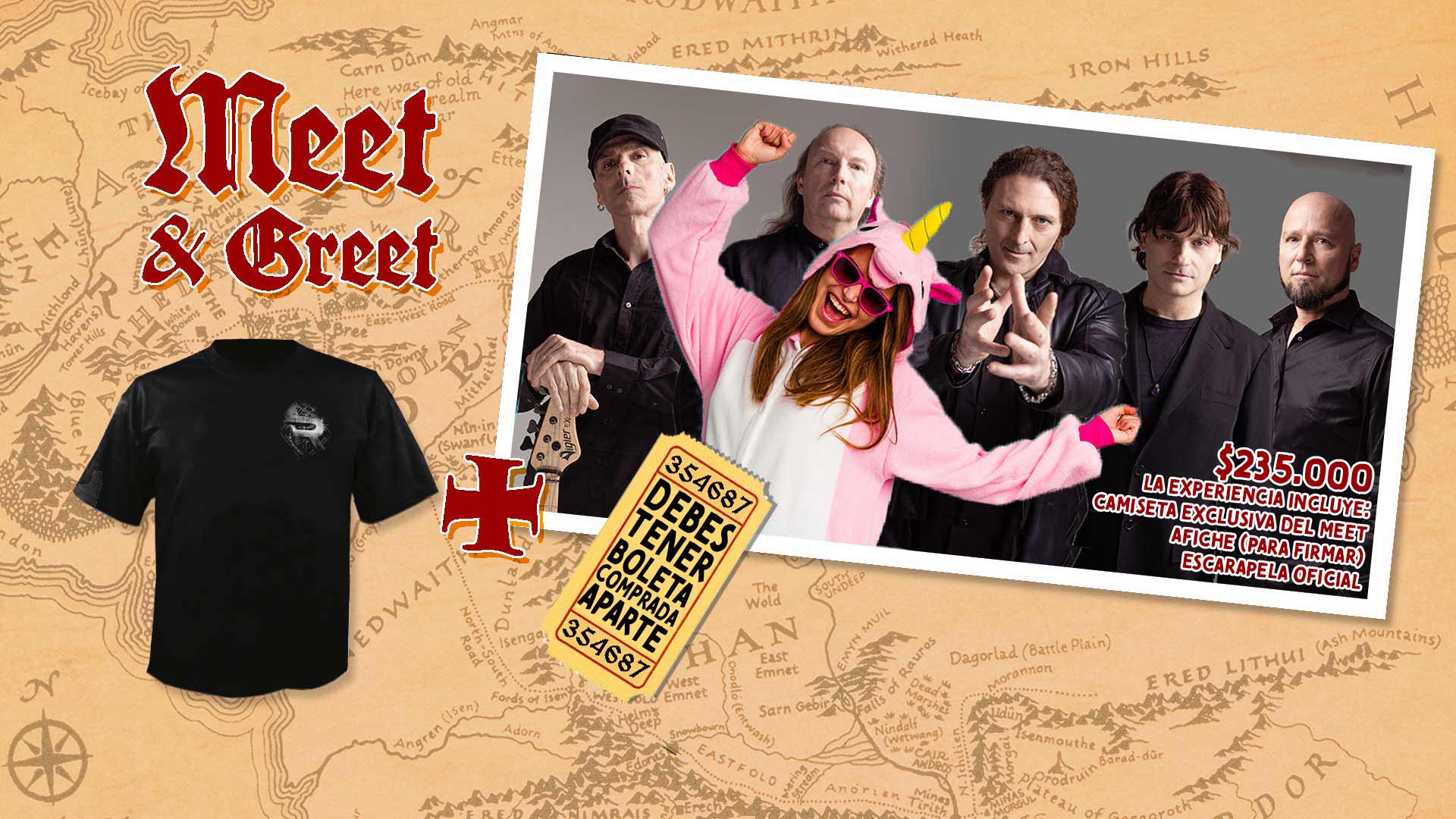 Meet & Greet Disco de Tierra Santa + foto con artista por $130.000