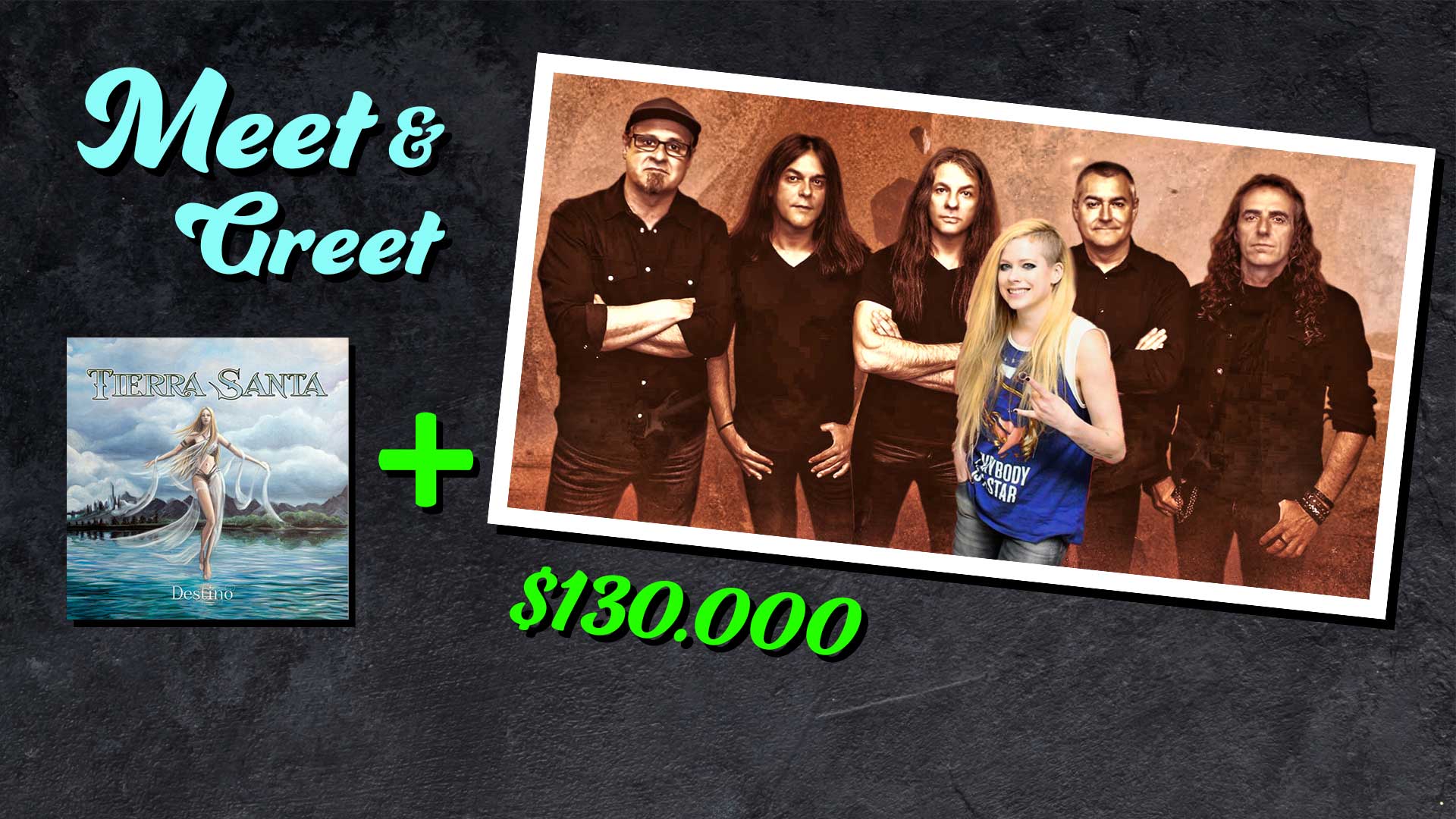 Meet & Greet Disco de Tierra Santa + foto con artista por $130.000